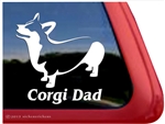 Corgi Window Decal