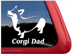 Corgi Window Decal