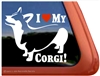 Pembroke Welsh Corgi Dog Car Truck RV Window Decal Sticker