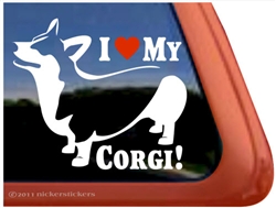 Pembroke Welsh Corgi Dog Car Truck RV Window Decal Sticker