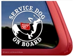 Service Corgi Window Decal