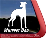 Whippet Window Decal