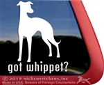 Whippet Window Decal