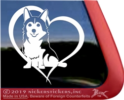 Custom Pembroke Welsh Corgi Dog Window Decal Sticker