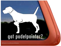 Pudelpointer Window Decal