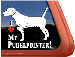 Pudelpointer Window Decal