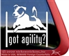 Jack Russell Terrier Agility Dog Window Decal