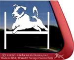 Jack Russell Terrier Agility Dog Window Decal