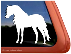 Custom Shetland Pony Horse Trailer Car Truck RV Window Decal Sticker