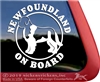 Newfoundland Window Decal