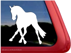 Custom Dressage Horse Side Pass Vinyl iPad Car Truck RV Window Decal Sticker