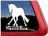 Dressage Slide Horse Trailer Window Decal