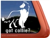 Collie Window Decal