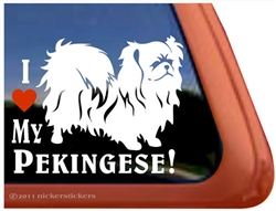 Pekingese Window Decal