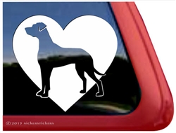 Great Dane Window Decal