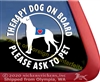 Great Dane Therapy Dog Car Truck RV Window Decal Sticker