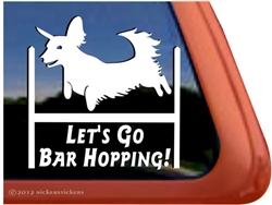 Dachshund Agility Dog Window Decal