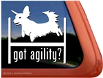 Dachshund Agility Dog Window Decal