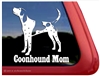 Coonhound Mom Dog Car Truck RV Window Decal Stickers
