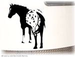 Custom Appaloosa Horse Trailer Decal