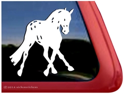 Custom Appaloosa Dressage Horse Side Pass Vinyl iPad Car Truck RV Window Decal Sticker