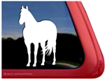 Quarter Horse Trailer Window Decal