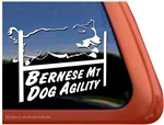 Bernese Mountain Dog Agility Window Decal