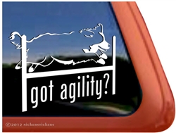 Bernese Mountain Dog Agility Window Decal