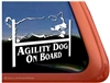 Bernese Mountain Dog Agility Window Decal