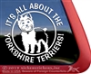 Yorkie Window Decal