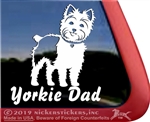 Yorkie Window Decal