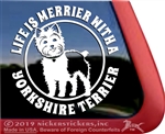 Yorkie Window Decal