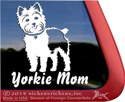 Yorkie Window Decal