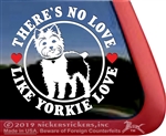 Yorkie Window Decal