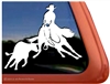 Mule Cutting  Window Decal