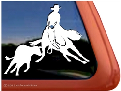 Mule Cutting  Window Decal