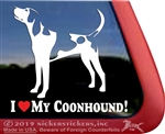Treeing Walker Coonhound Window Decal