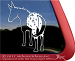 Custom Appaloosa Mule Car Truck Trailer RV Window iPad Tablet Laptop Decal Sticker