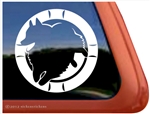 Schipperke Agility Dog Window Decal