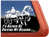 Belgian Draft Driving Horse Trailer Window Decal