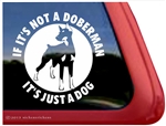 Doberman Window Decal