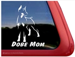 Doberman Window Decal