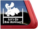 Cocker Spaniel Agility Dog Window Decal