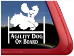 Cocker Spaniel Agility Dog Window Decal