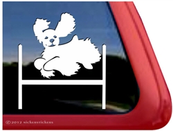 Cocker Spaniel Agility Dog Window Decal