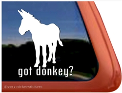 Donkey Window Decal