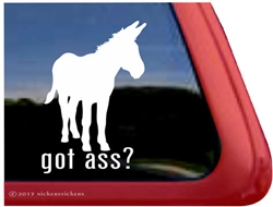 Donkey Window Decal