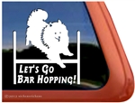 American Eskimo Dog Agility Window Decal