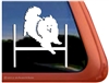 American Eskimo Dog Agility Window Decal