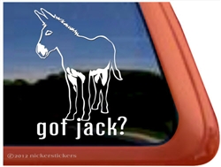 Donkey Window Decal